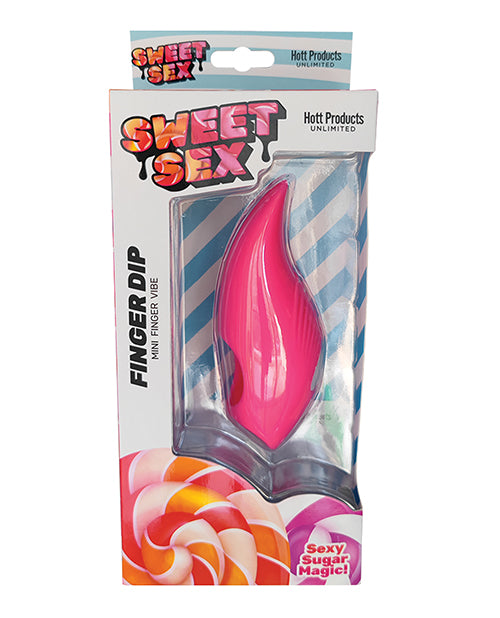 Hott Products Sweet Sex Finger Dip Mini Vibe, 8 Modes, USB Rechargeable