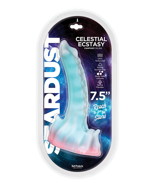 Hott Products Stardust Celestial Ecstasy Dildo, 7.5" Body-Safe Silicone