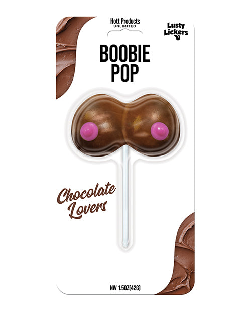 Hott Products Lusty Lickers Boobie Pop Chocolate-Flavored Candy