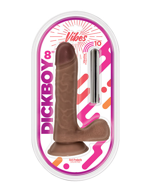 Hott products Dick Boy Chocolate Lovers 8-Inch Rechargeable Vibe Bullet