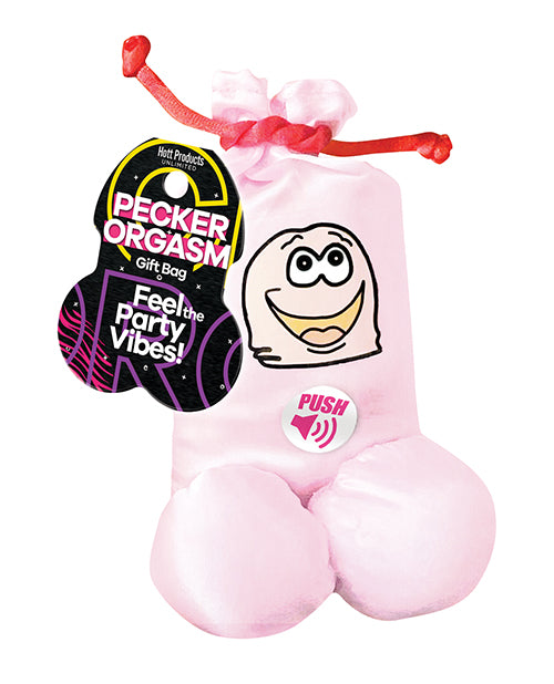 Hott Products Pecker Orgasm Gift Bag, Pink