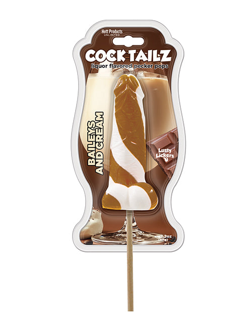 Hott Products Cock Tailz Liquor Flavored Pecker Pops, Baileys & Cream