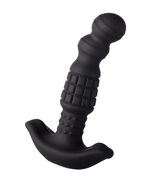 Honey Play Box Pineapple Man Rolling Bead Vibrating Prostate Massager, Black