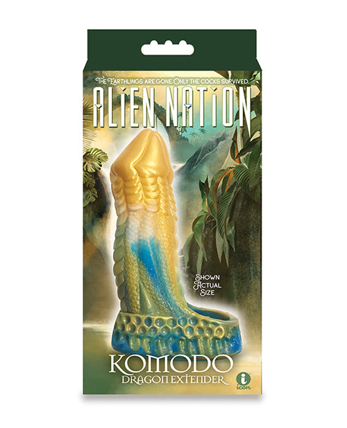 Icon Brands Alien Nation Komodo Penis Extender, Body-Safe Silicone