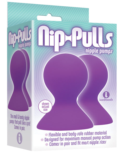 Icon Brands, Inc IC2311-2 Silicone Nip Pulls (Violet)