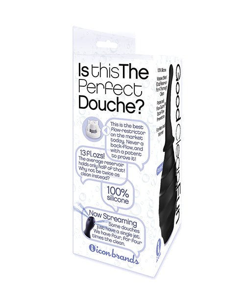 Icon Brands Good Clean Fun Angled Silicone Douche, 13 oz.