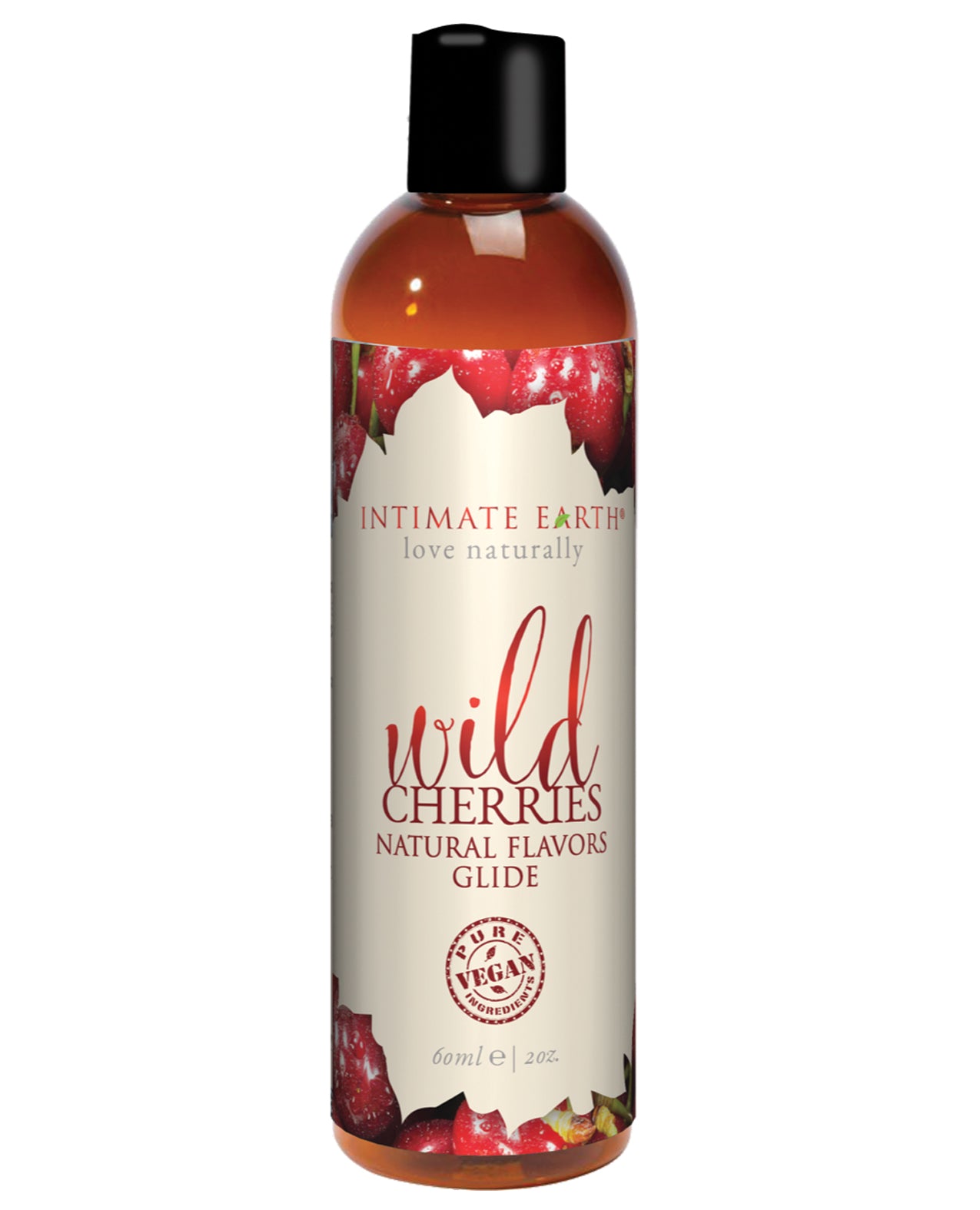 Intimate Earth 040/60IE Natural Flavors Glide - Wild Cherries, 60ml