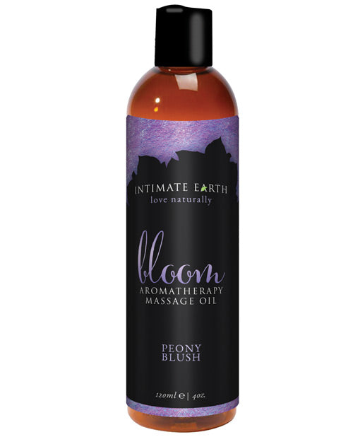 Intimate Earth Bloom Aromatherapy Massage Oil, Peony Blush – Vegan & Organic