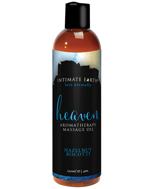 Intimate Earth Heaven Massage Oil, Hazelnut Biscotti - 120ml (4 fl oz)