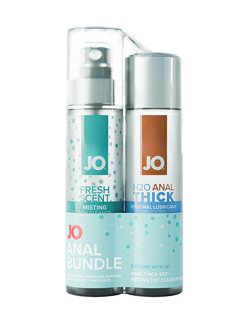 System JO 49046 Anal Thick + Toy Cleaner Bundle, 4 oz