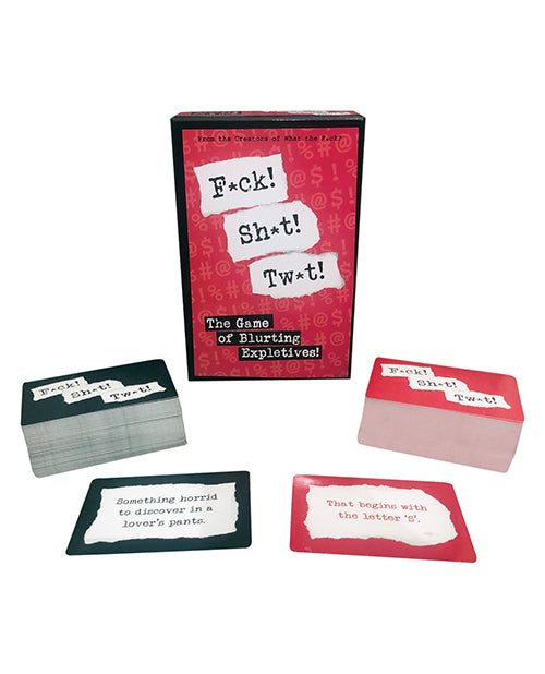 Kheper Games BG.A22 F*ck! Sh*t! Tw*t! Card Game, 200 Cards