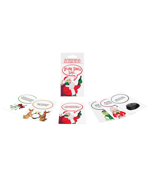Kheper Games BG.C100 Drunk Santa Says Card Game, 3-20+ Players, English