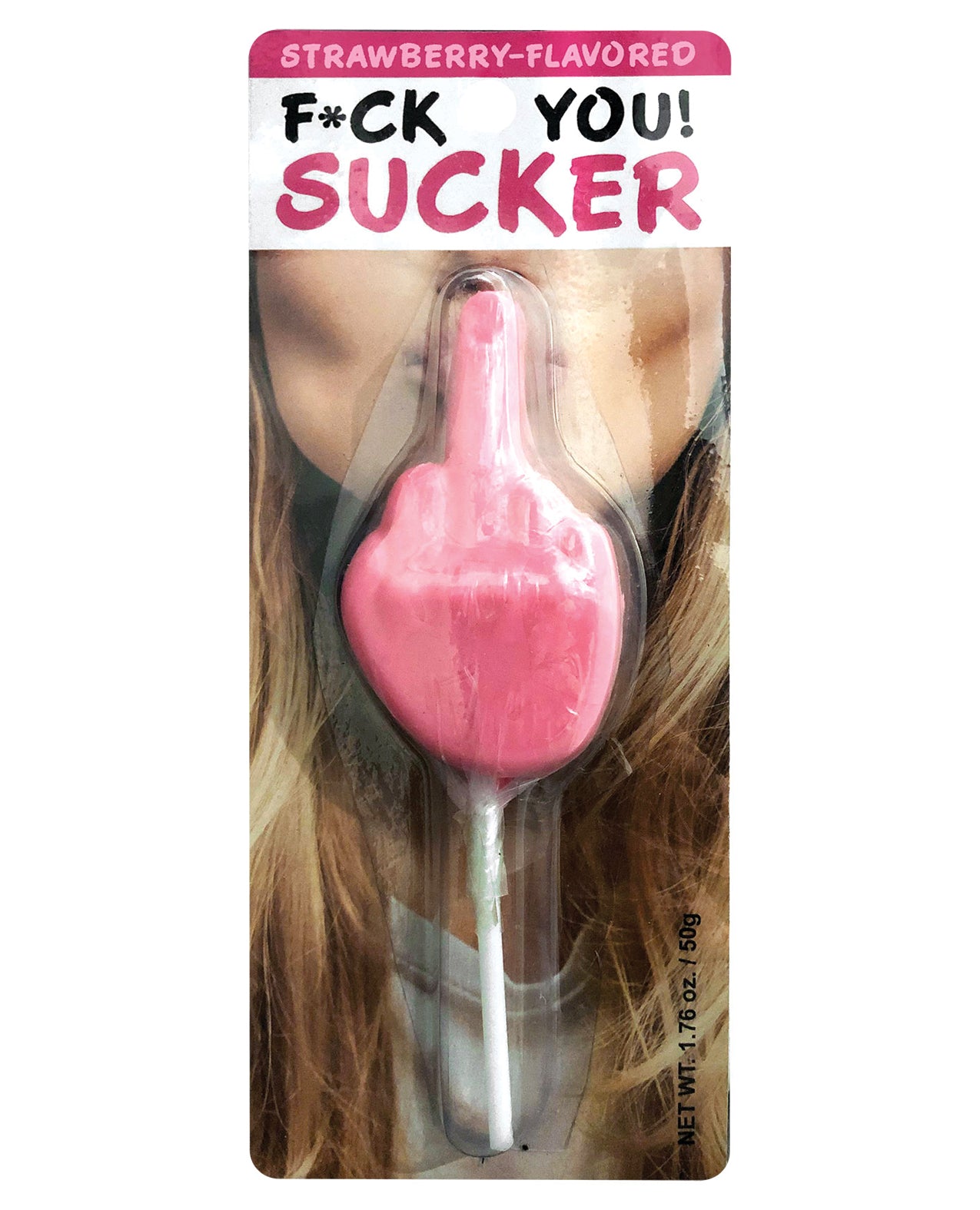 Kheper Games NV.060 Adult Novelty Sucker, Strawberry Flavor