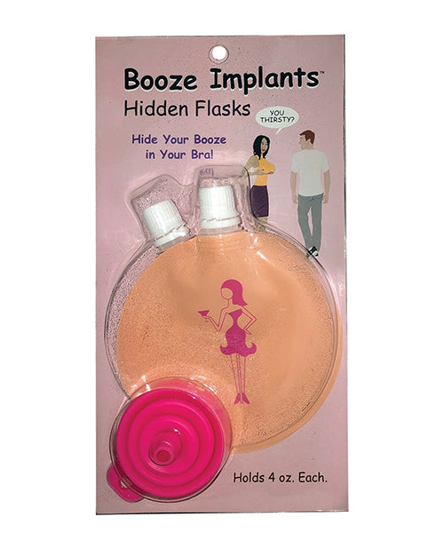 Kheper Games NV.D95 Booze Implants Hidden Flask, 4 oz Capacity