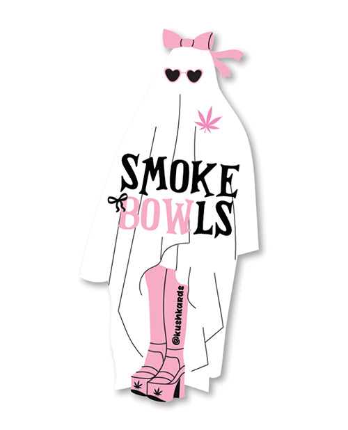 Kush Kards LLC Halloween Smoke Bowl Sticker, Pack of 3, Multi-Color