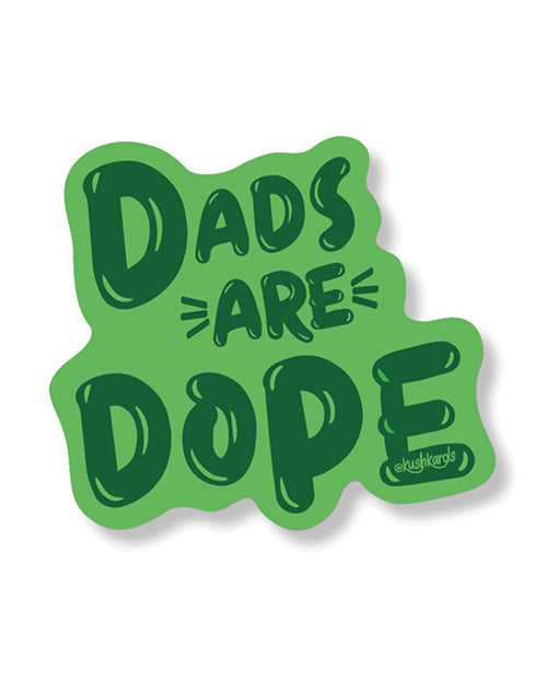 Kush kards llc KS-DOPEDAD Dads Are Dope Sticker, Pack of 3, Vinyl