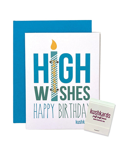 Kush kards llc KK-MB-HWISH High Wishes Greeting Card