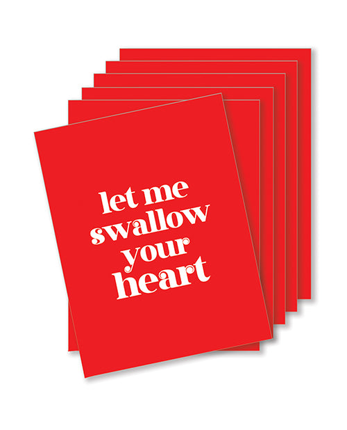 Kush Kards NK-SWALLOW-6 Swallow Your Heart Greeting Card, A2