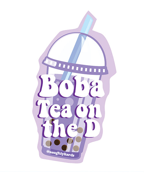 Kush Kards NS-BOBAD Boba D Naughty Sticker, Pack of 3, 3"x3" Matte