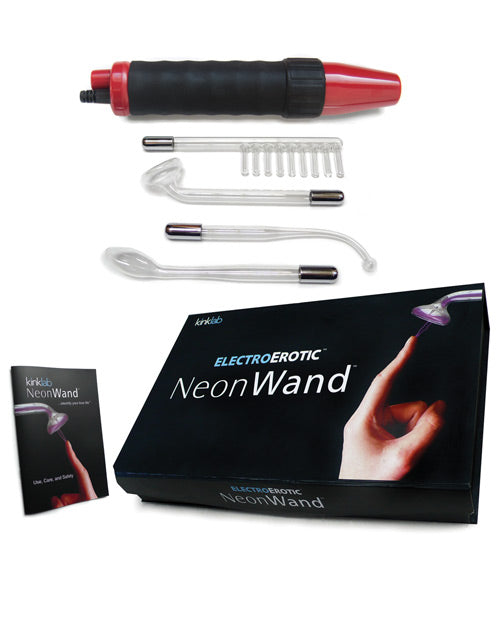 KinkLab KL933R Red Handle Neon Wand w/Red Electrode