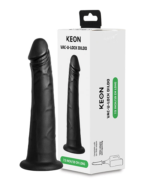 Kiiroo 11037 Keon Vacuum Lock Dildo - Black