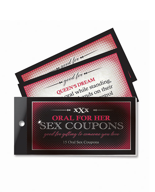Little Genie Oral Adventures for Her Sex Coupons, 15 Count