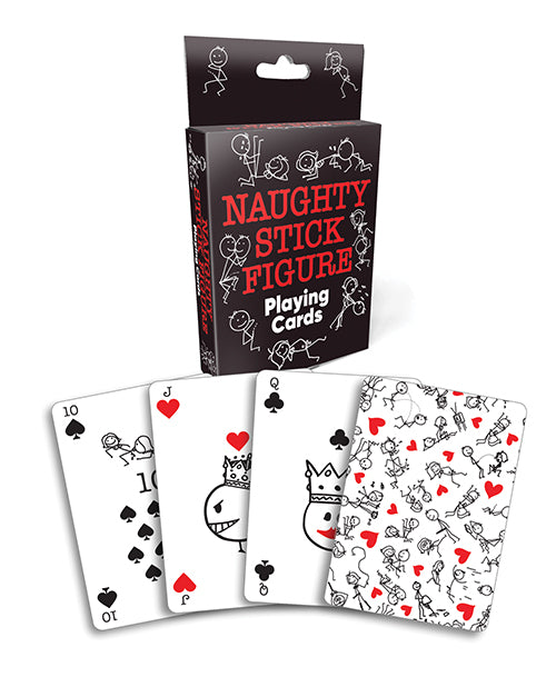 Little Genie and Candyprints BG.127 Naughty Stick Figure Playing Cards