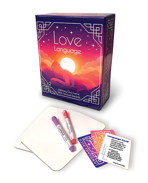 Little Genie and Candyprints BG.134 Love Language Couples Game - Intimacy Quiz