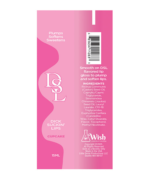 Little Genie and Candyprints DSL Lip Plumping Serum, Cupcake, 15 ml