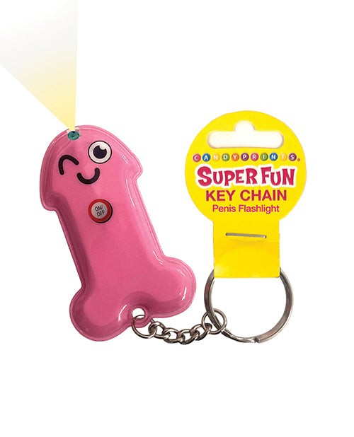Little Genie Anatomy Flashlight Keychain, Metal and Plastic, CP.1282