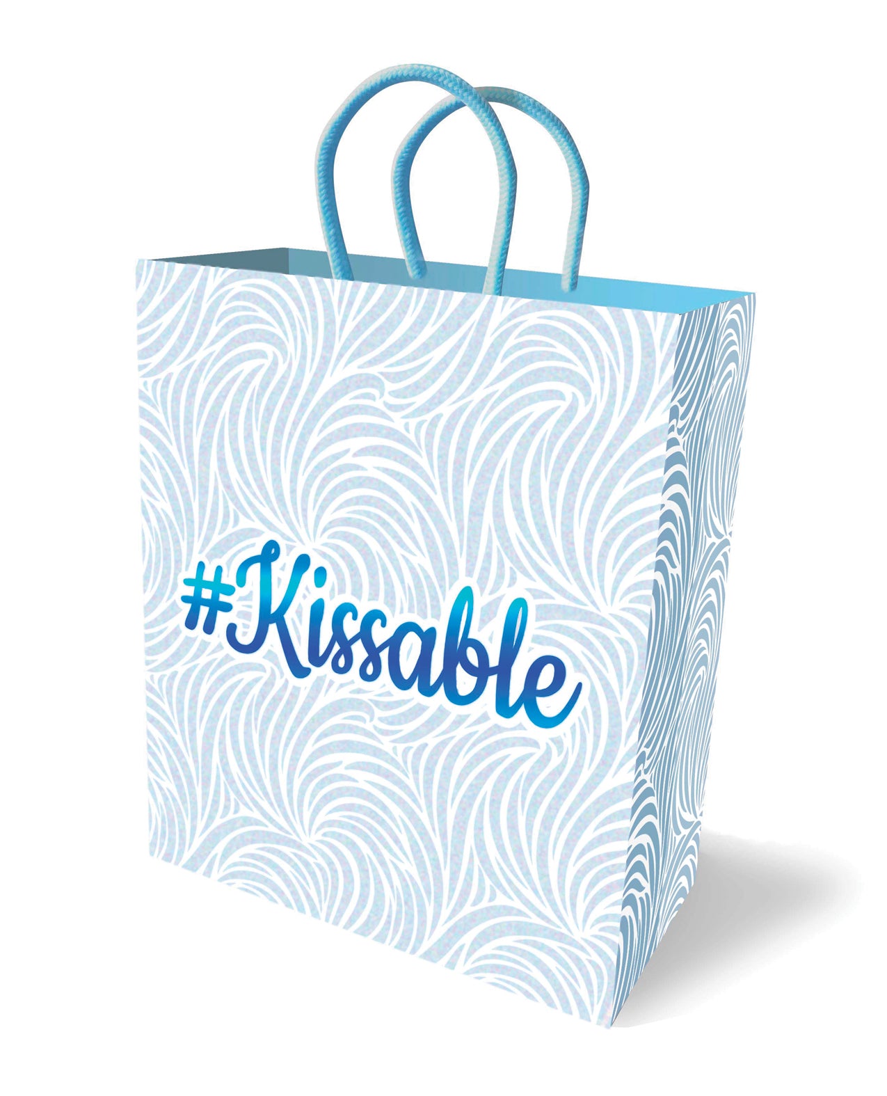 Little Genie and Candyprints LGP.018 Kissable Gift Bag, 10" Blue
