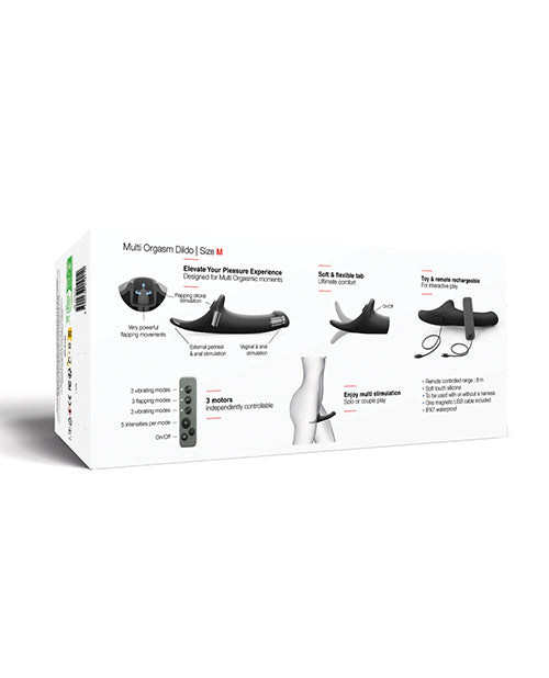 Lovely Planet/Dorcel Strap On Me Multi Vibrating Adult Toy, Black