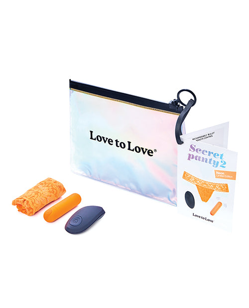 Dorcel 6032541 Love to Love Secret Panty Vibe 2, Neon Orange, Remote Controlled