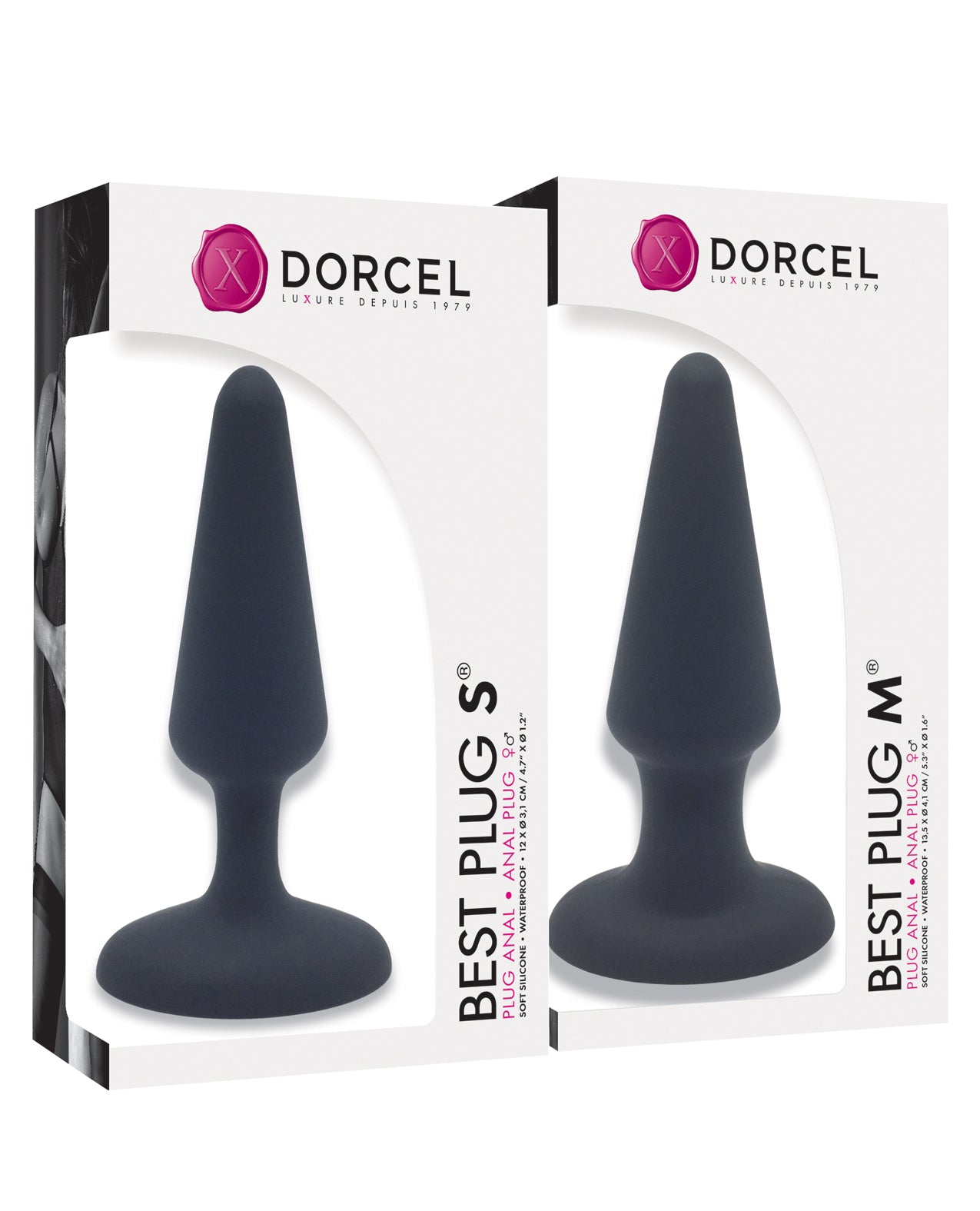 Lovely Planet/Dorcel 6071809 Best Plug Starter Kit S/M, Black Silicone