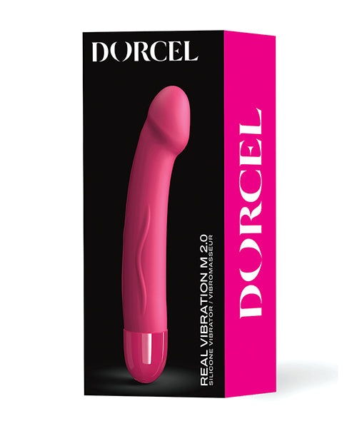 Dorcel 6072219 Real Vibration M Rechargeable, 8.6" Pink, 10 Modes