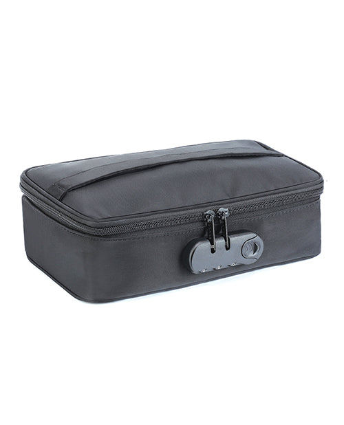 Dorcel 6072653 Discreet Lockable Box, Black, Cotton/Polyester