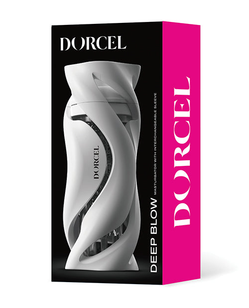 Lovely Planet/Dorcel 6072899 Deep Blow Masturbator, White, TPE, Beaded