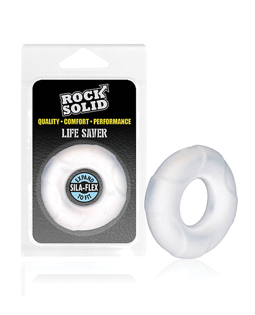 Doc Johnson 3700-34-CD Rock Solid Lifesaver Ring, Silicone, White