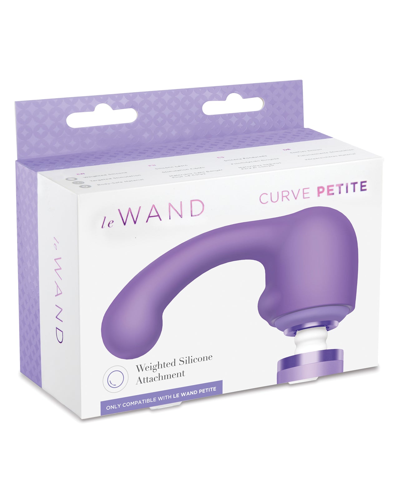 COTR Inc LW-010 VT Le Wand Petite Curve Silicone Massager Attachment, Body-Safe