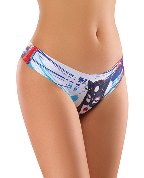 Mememe CCF-24 Freya Printed Thong XL (Waist 42-45")
