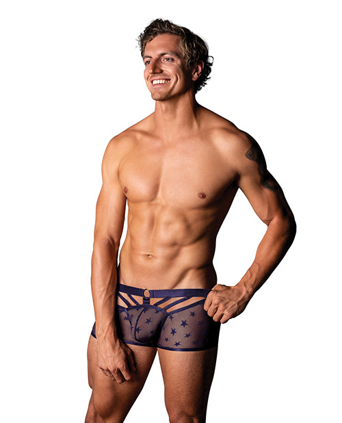 Comme ci comme ca 122-291 Love Star Short w/Ring, Purple, Large