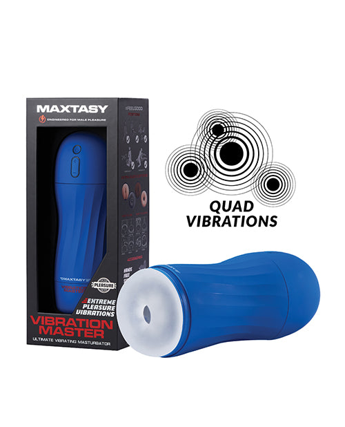 Maxtasy MAX-VIBMAS01 Vibration Master Standard, Blue, 4 Motors