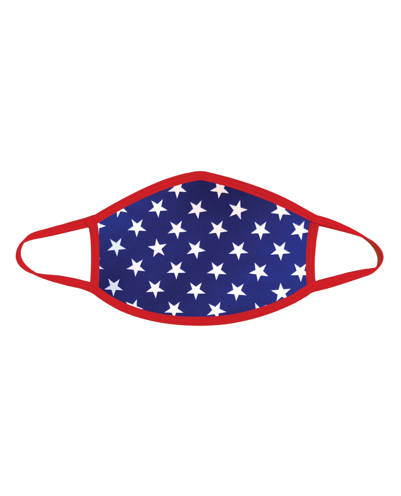 Neva Nude MSKM-AME-RED Murica USA Mask, Red, 100% Cotton Liner, MD