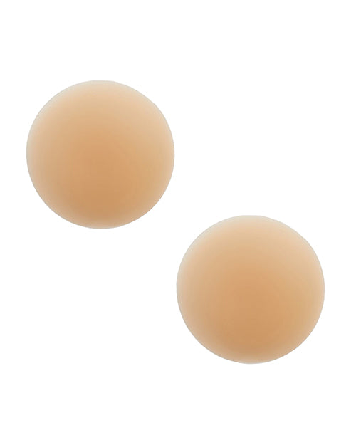 Neva Nude SIL-NP-CIR3 Nudie Patootie Reusable Silicone Pasties, Nude