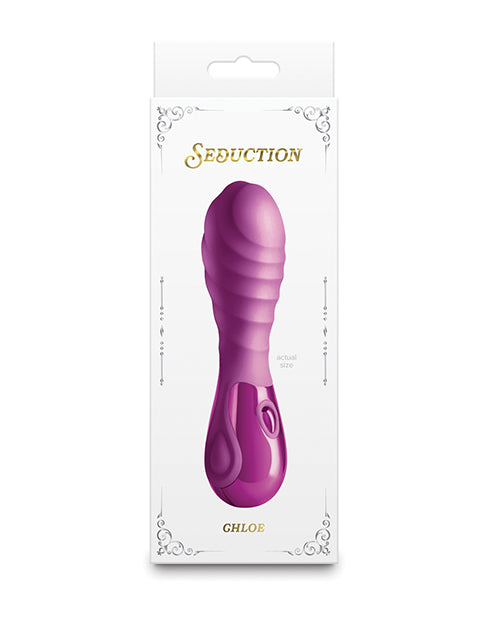 NS Novelties Seduction Chloe Vibrator, Metallic Pink – USB Rechargeable & IPX7