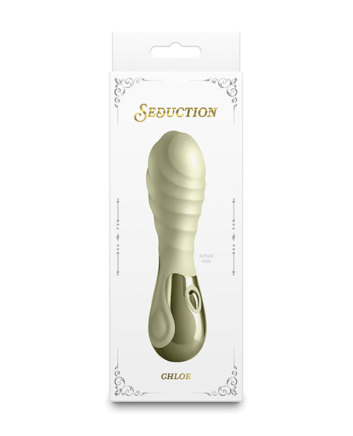 NS Novelties Seduction Chloe Vibrator, Metallic Cream – 3 Speeds/7 Functions