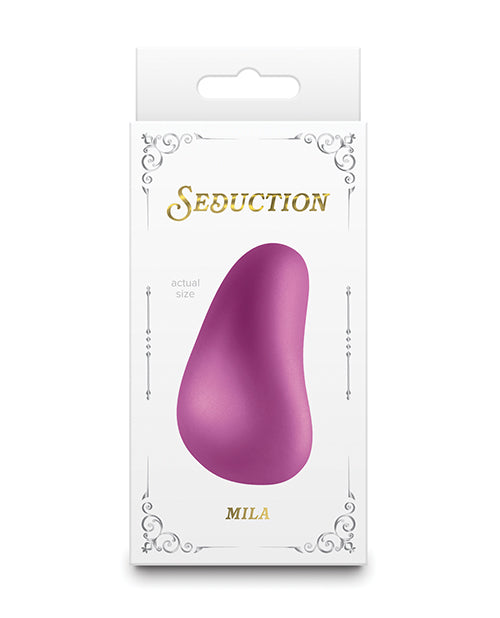 NS Novelties Seduction Mila Body Massager, Metallic Pink – Rechargeable Silicone