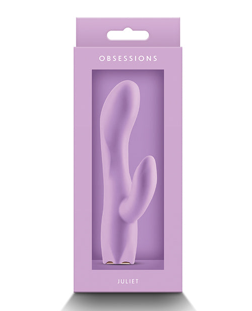 NS Novelties Obsessions Juliet Vibe, Rechargeable Rabbit Vibrator – Light Purple