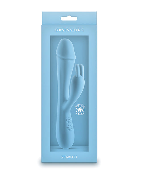 NS Novelties Obsessions Scarlett Rabbit Vibrator - Light Blue