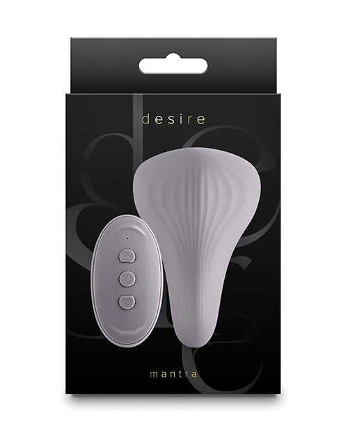 Ns novelties inc. Desire Mantra Panty Vibe, Grey, Dual Motor